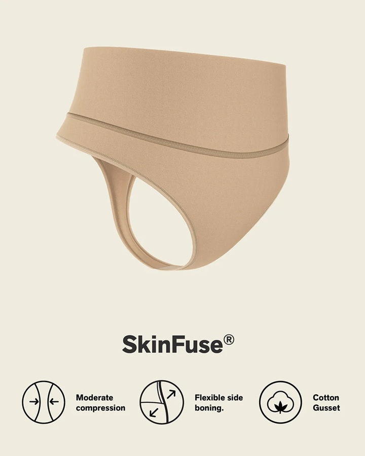 Leonisa® 92041 High-Waisted Seamless Shaper Thong Panty