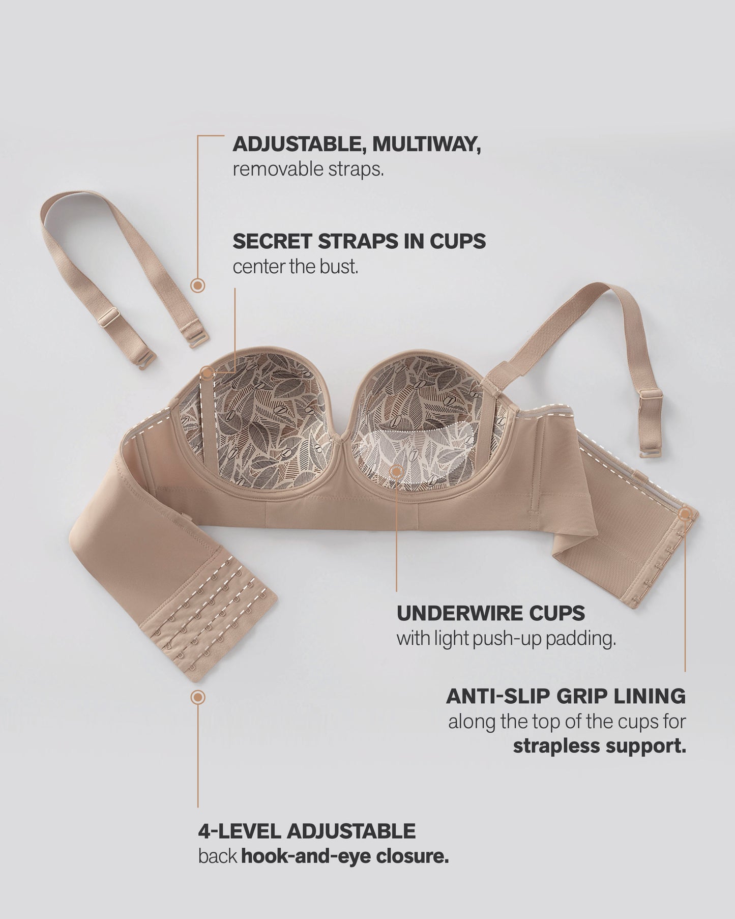 Leonisa® 11911 Strapless Contouring Bra