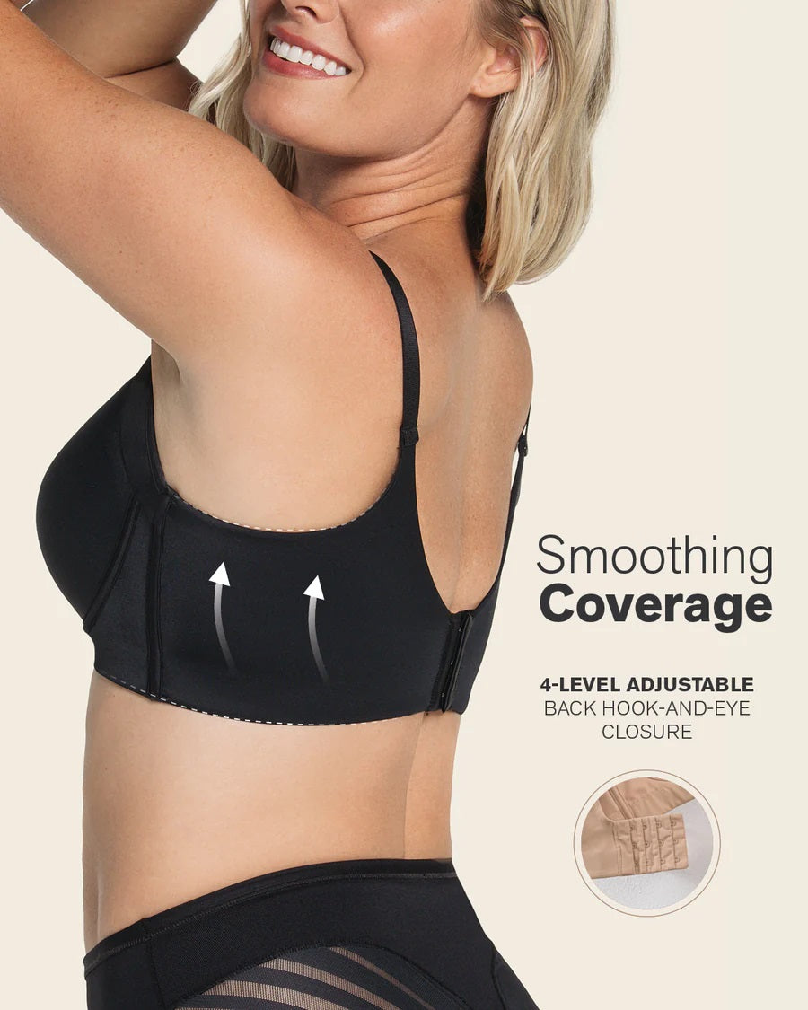 Leonisa® 11970 Back Smoothing Bra with Soft Full Coverage Cups