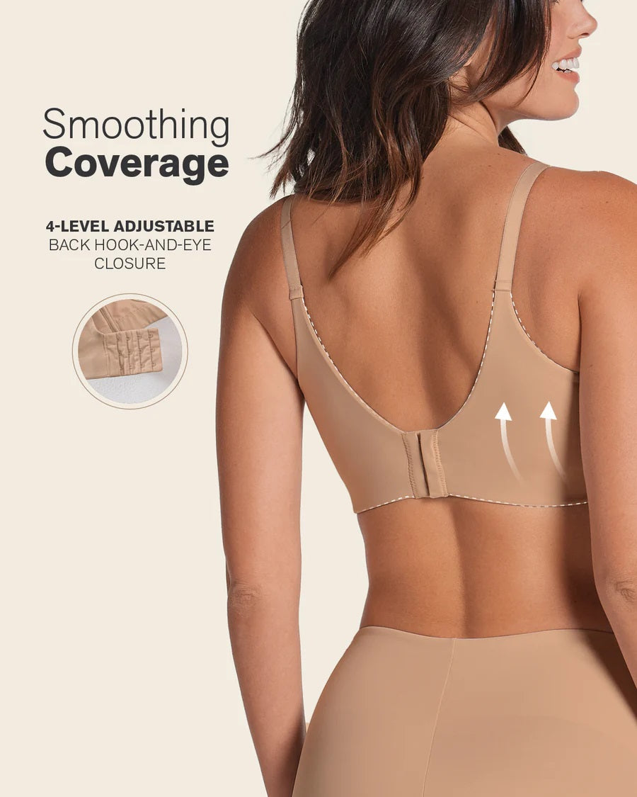 Leonisa® 11970 Back Smoothing Bra with Soft Full Coverage Cups