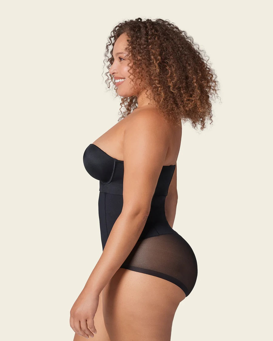 Leonisa® 12811 Extra High-Waisted Sheer Bottom Sculpting Shaper Panty