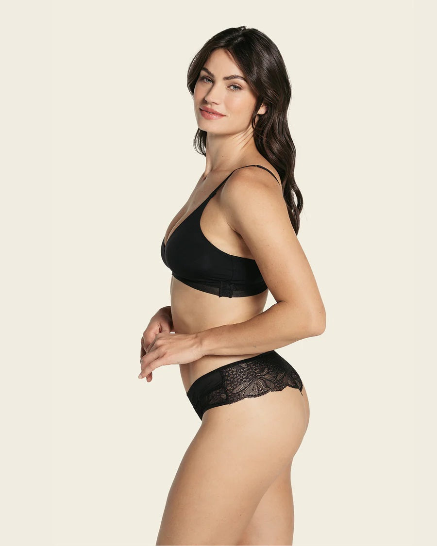 Leonisa® 12964 Mid-Rise Sheer Lace Panty