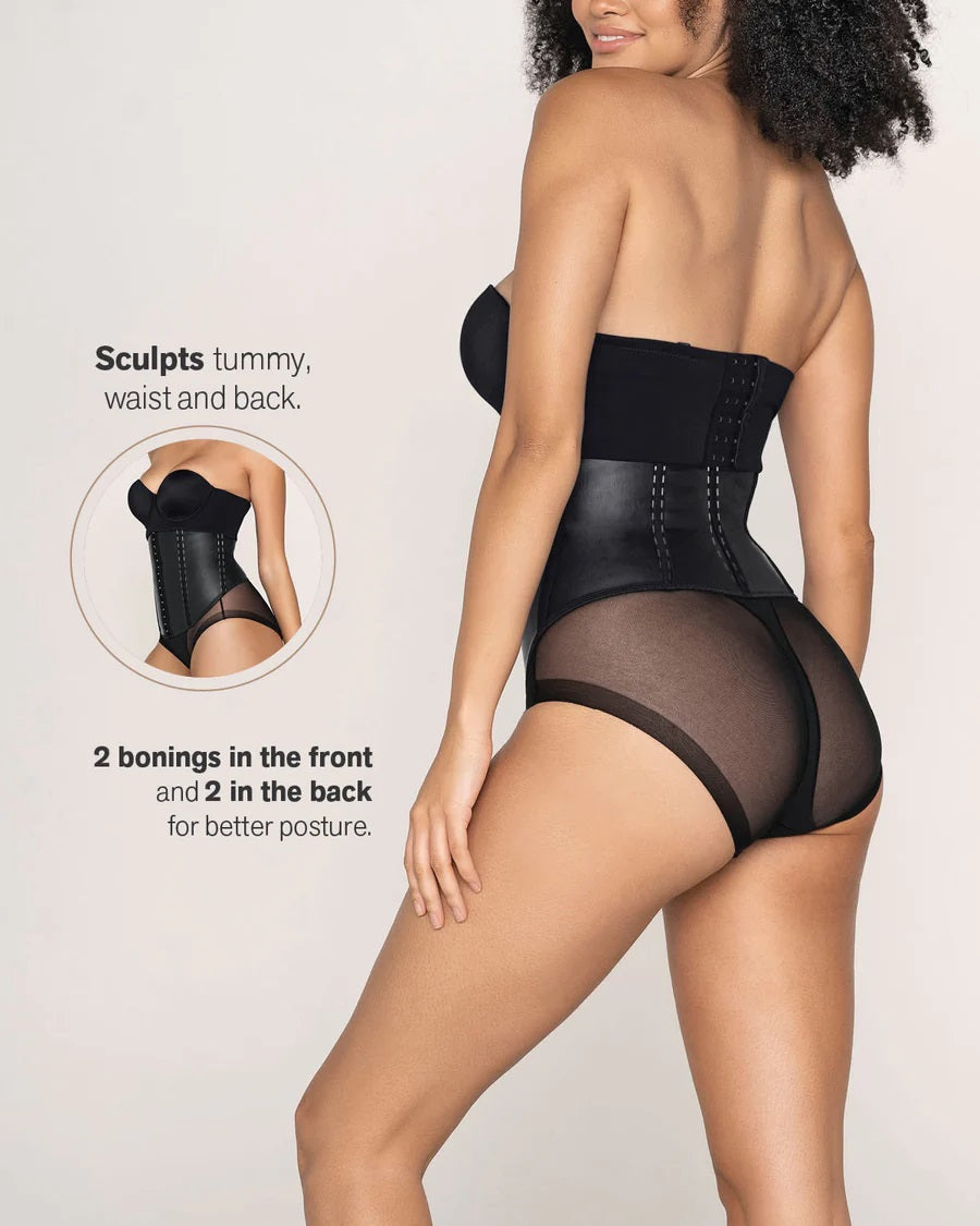 Leonisa® 15791 Latex Waist Trainer with Extra-Firm Compression