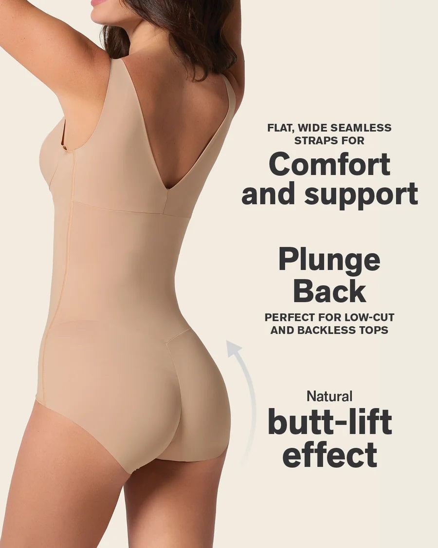 Leonisa® 18524 Plunge Back Body Shaper