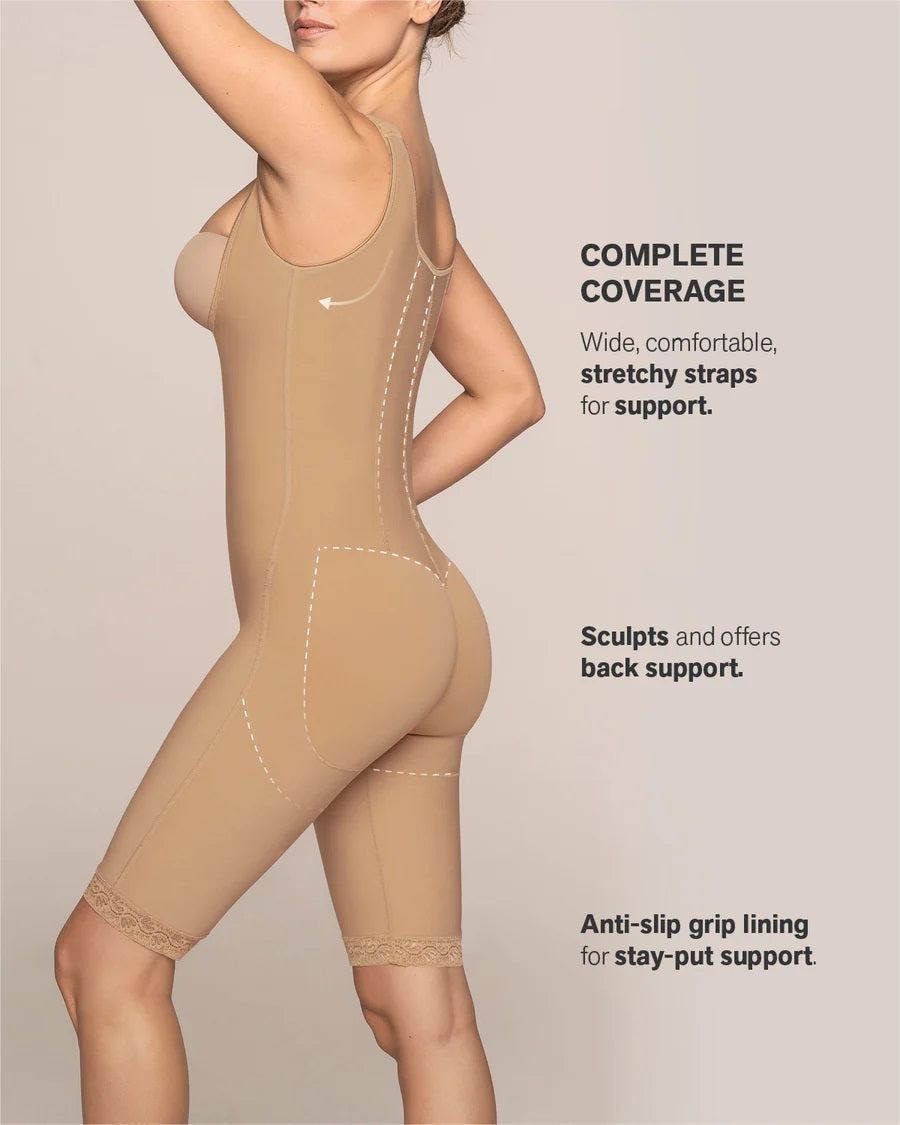 Leonisa® 18688 Body and Thigh Shaper with Adjustable Straps