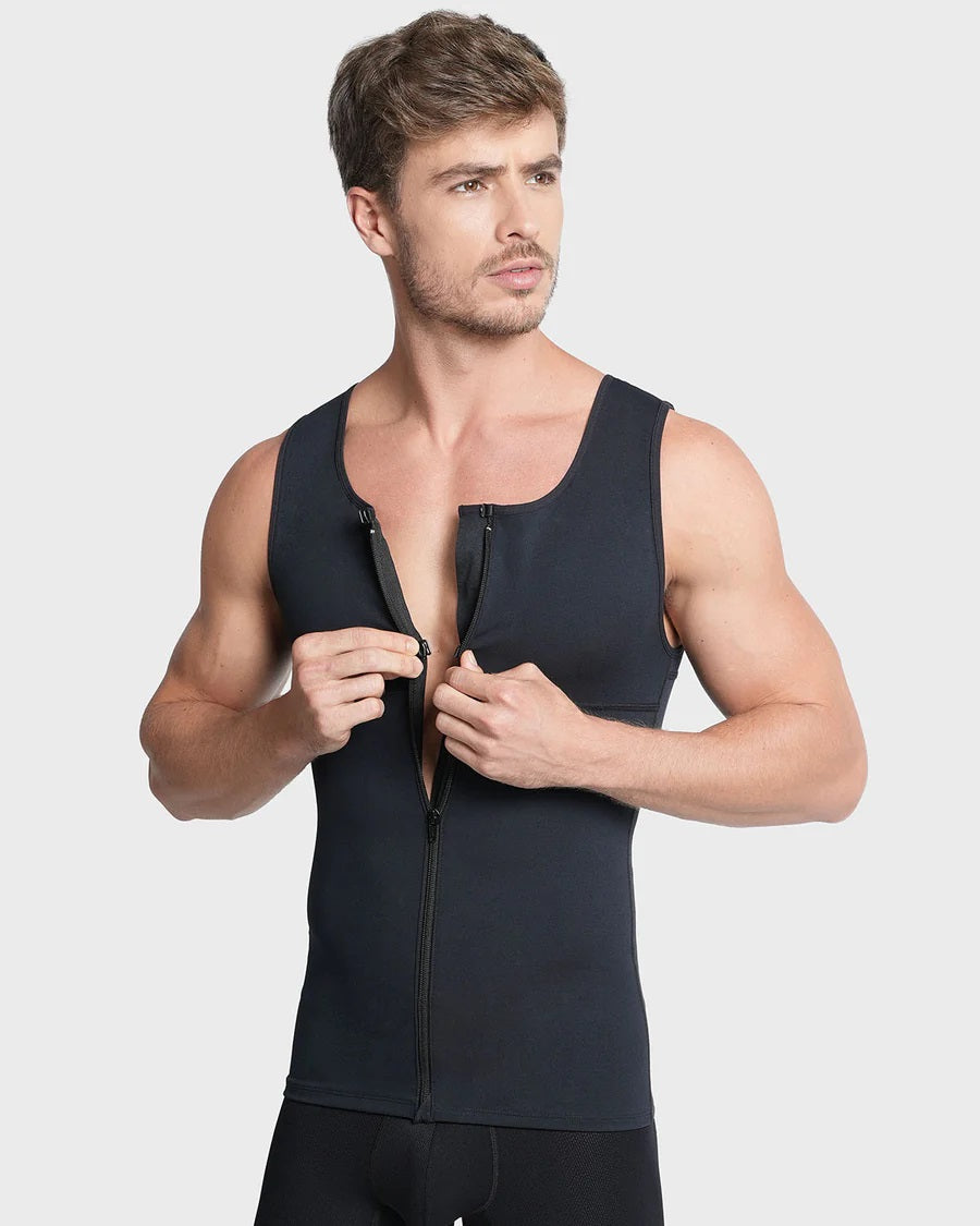 Leo® 35027 Double-Layered Fabric Shaper Vest