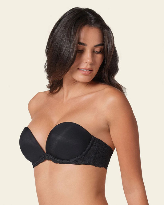 Leonisa® 91043 The 3D Bra: Triple Push-Up Plunge Bra