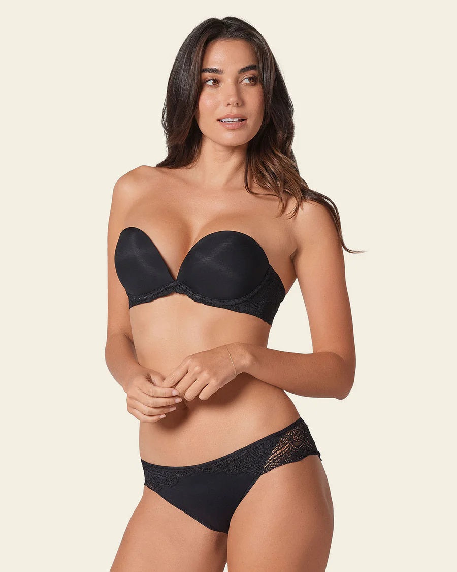 Leonisa® 91043 The 3D Bra: Triple Push-Up Plunge Bra