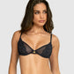 Leonisa® 91145 Demi-Cup Underwire Sheer Lace Bra