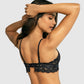 Leonisa® 91147 Plunge Underwire Scalloped Sheer Lace Bra