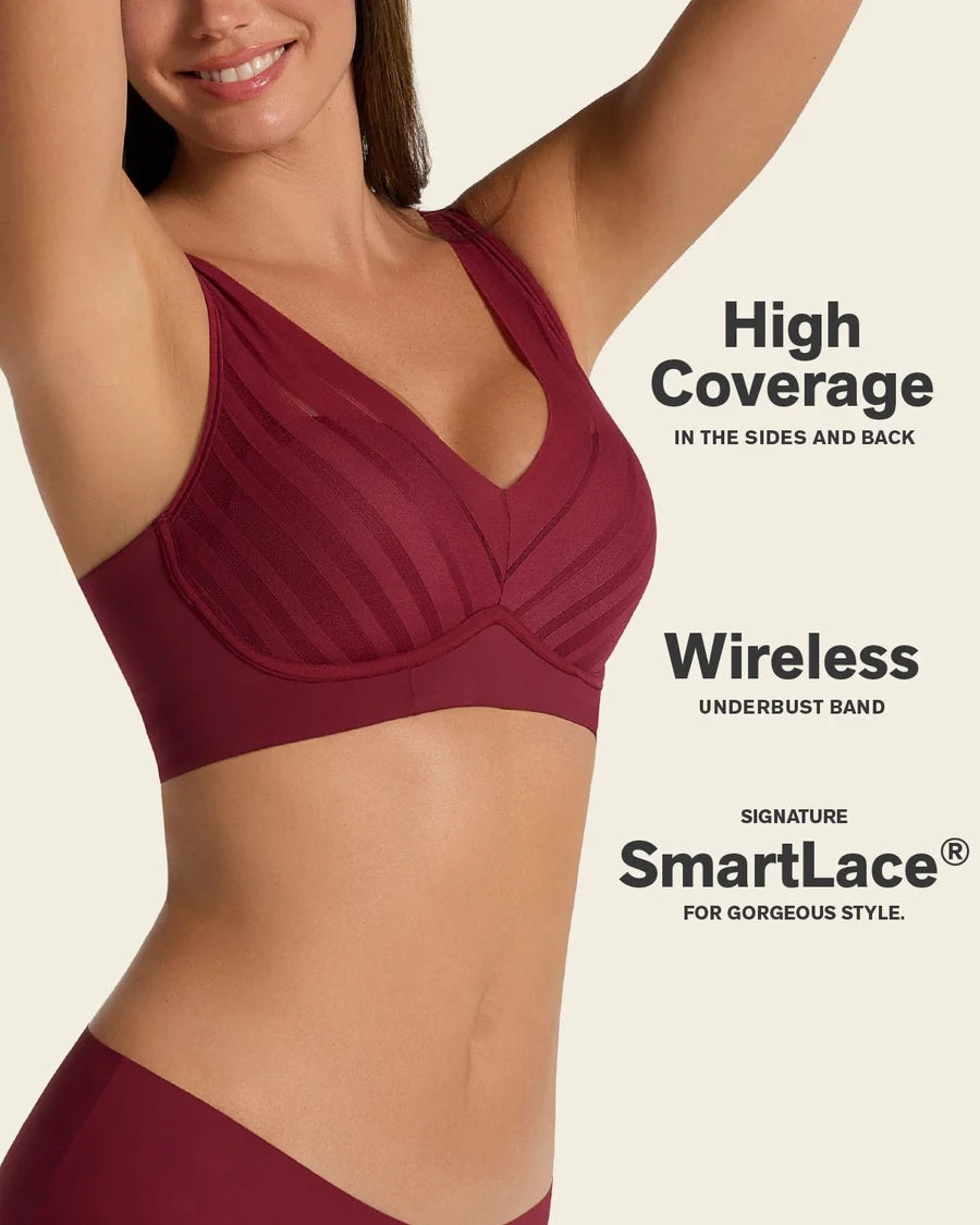 Leonisa® 91174 Lace Wireless Support Bra