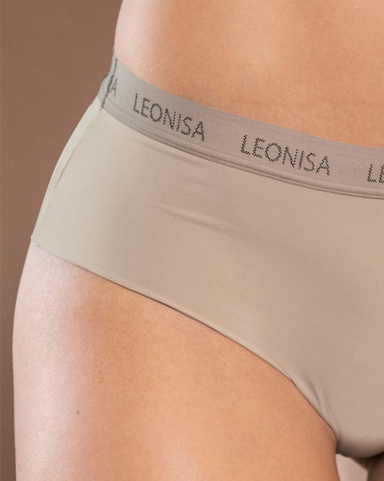 Leonisa® 92012x3 3-Pack Contrast Waistband Soft Cheeky Panties