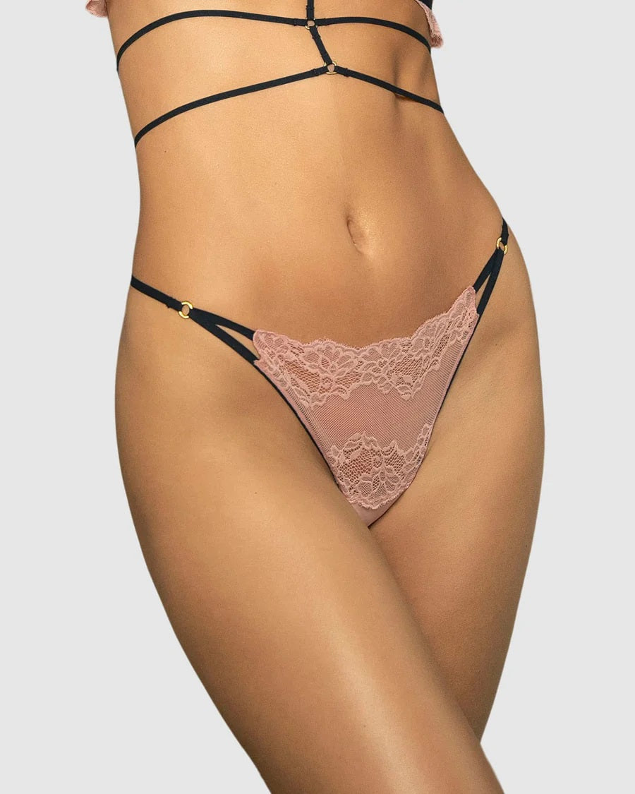 Leonisa® 92054 Minimal Low Rise Lace Thong