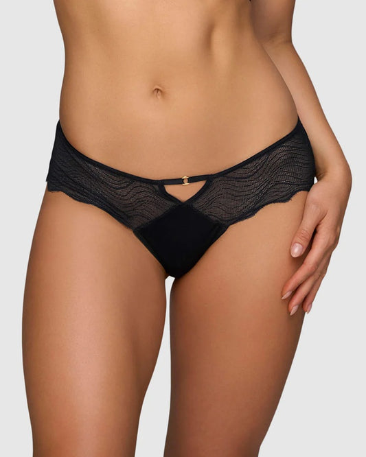 Leonisa® 92084 Cheeky Panty with Decorative Front Eyelet