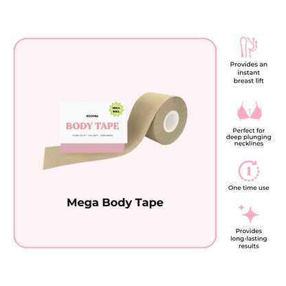 Boomba® B15 - Body Tape MEGA 7.5cm x 10.1m