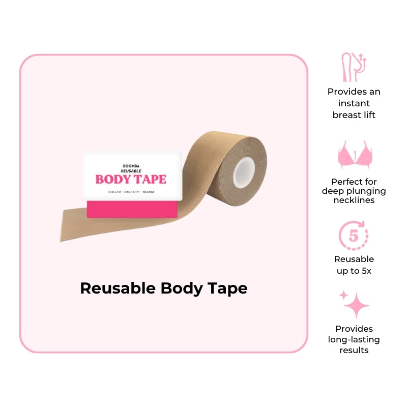 Boomba® B19 - REUSABLE Body Tape REGULAR 5cm x 4m