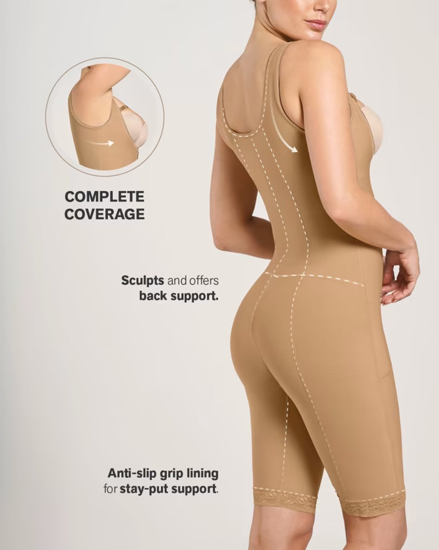 Leonisa® 18688 Body and Thigh Shaper with Adjustable Straps