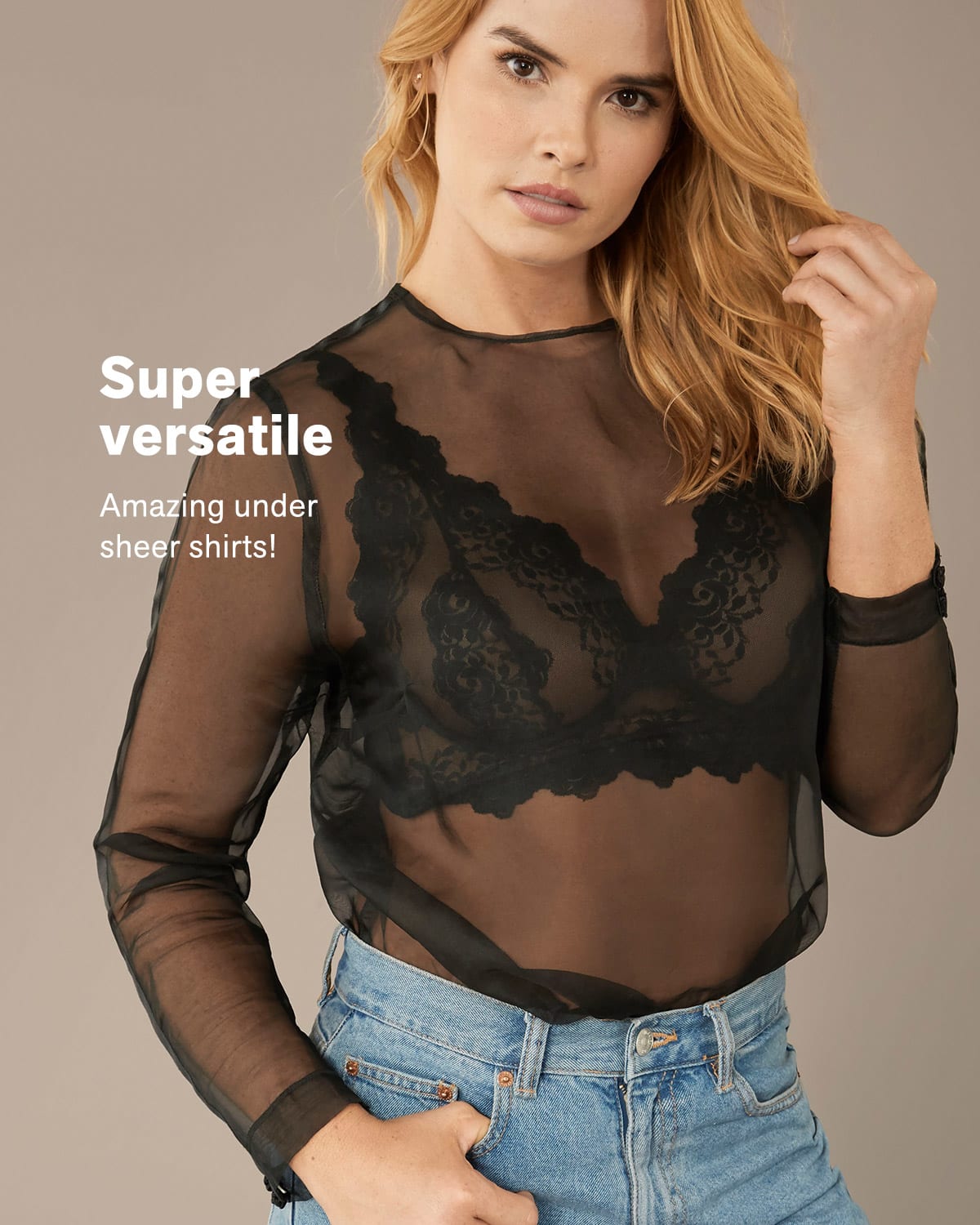 Leonisa® 11967 Sheer Lace Bralette with Underwire